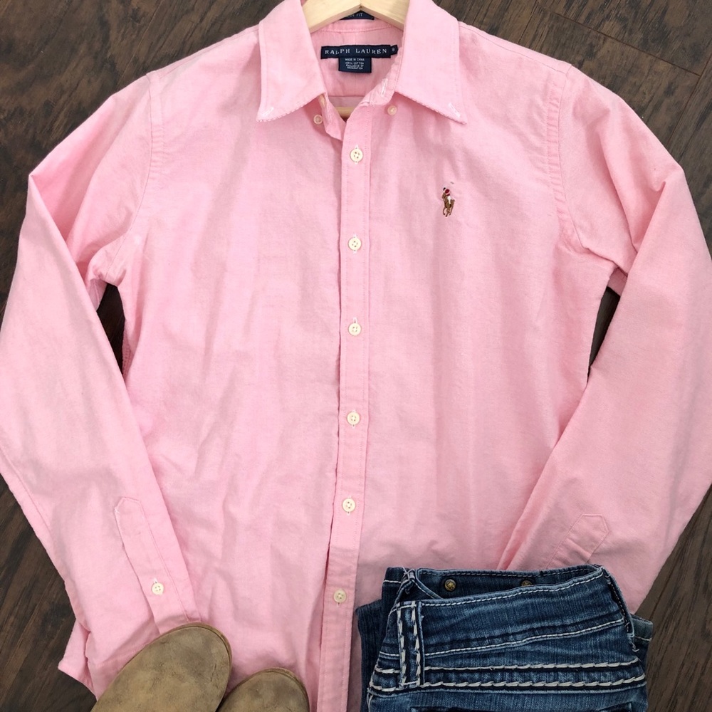 Ralph Lauren | Slim Fit | Oxford Button Down pink